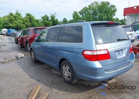 2007 Honda Odyssey Ex-L from USA, damaged, VIN 5FNRL38797B143140